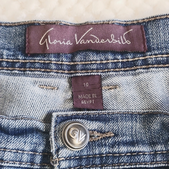 GLORIA VANDERBILT WOMENS JEANS   SIZE 10 - Picture 2 of 11